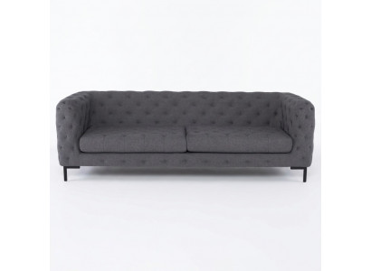 Gro Stull Chesterfield 3-Plaz Luxus Wunnzëmmer Canapé