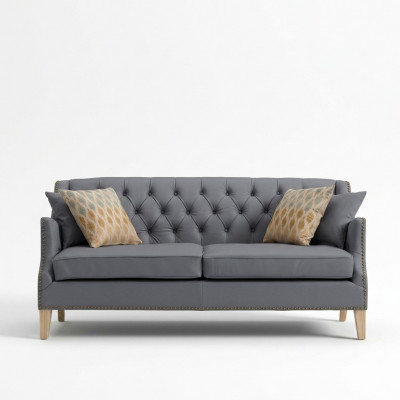 Couch Gro Chesterfield Büro Canapé Empfangs Sofa Lieder Textil Nei jvmoebel ®