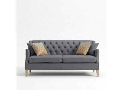 Couch Gro Chesterfield Büro Canapé Empfangs Sofa Lieder Textil Nei jvmoebel ®