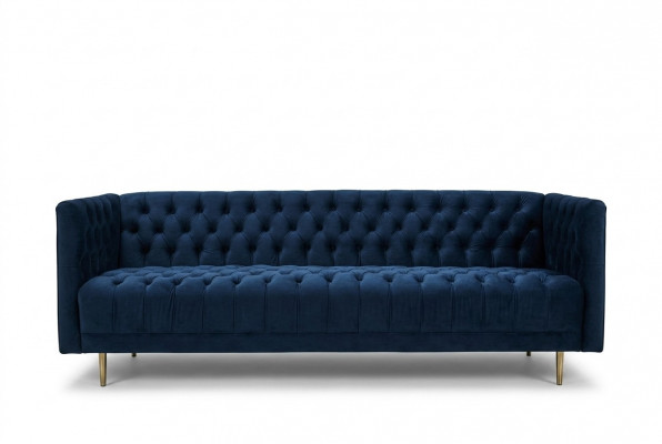 Chesterfield Sofa Canapé Polster Stoff Lieder Canapéen Polster Garnitur 4 Sëtzer