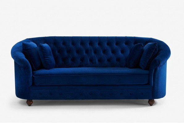 jvmoebel ® - Lieder Sofa Couch - Royal Blo Polster Drësëtzeger Couch Garnitur
