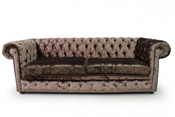 Chesterfield 5 Sëtz Klassesch Luxus Barock Rokoko Sofa Couch Textil Lieder