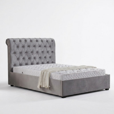 Kinnektlecht Bachelor-Schlofkummerbett Këssen Better Chesterfield Design Stoff