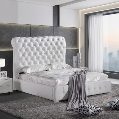 Chesterfield Moosschneiderei Faarf wielt méiglech Bett Duebel Better Lila Braun Beige
