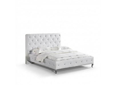 Chesterfield Bett Design Schlofkummer Englesch Better 140x200cm Textil Polster.