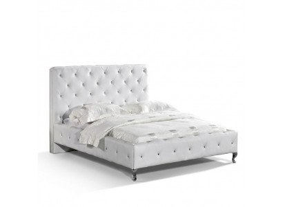 Chesterfield Designer Bett Schlofzëmmer Lieder Textil Polster 140/160/180/200 cm