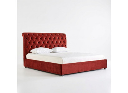 Kinnekrout-schlaafzëmmer Chesterfield Duebelbett Polsterbetter Luxus Design