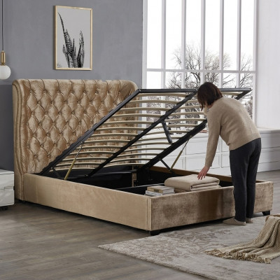 Béicht Chesterfield Polsterbett Luxus Schlofkummer Design Better