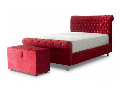 Chesterfield Hotel Duebel Lieder Bett Schlofkummer Polster Luxus Better 200x200cm