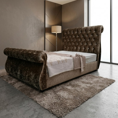 Chesterfield Design Bett Schlofkummer Textil Samt Lieder Polster Hotel Better Neit