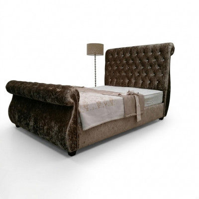 Chesterfield Design Bett Schlofkummer Textil Samt Lieder Polster Hotel Better Neit