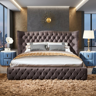 Brong Chesterfield Bett Schlofkummer Textil Better Samett Grouss Hotel Better