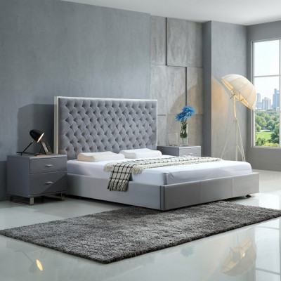 Grousst stilvollt Chesterfield groduebel Duebelbett Textil Better Luxus Design