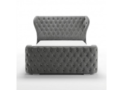 Grouse Chesterfield Bett Designer Schlofzëmmer Miwwelen Englescht Polster Bett
