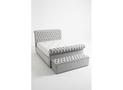 Englesch Designer Schlofkummer Gepolstert Better Duebelbett Hotel Chesterfield