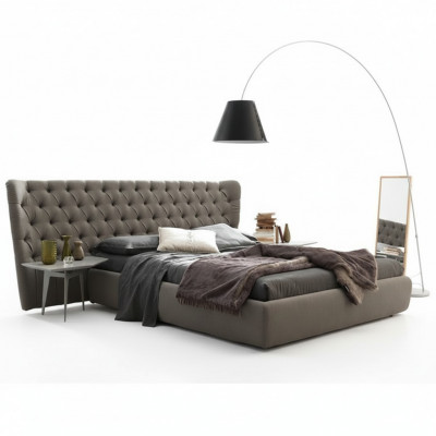 Grousst Chesterfield Luxus Duebelbett Designer Schlofzëmmer Miwwelen