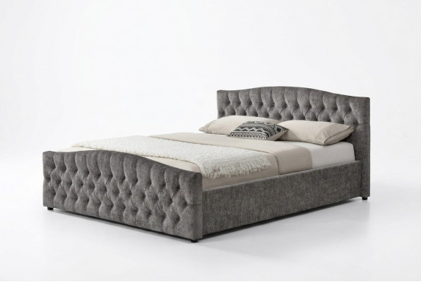 Chesterfield Bett Design Schlofzëmmer Englesch Better 180x200 Textill Polster