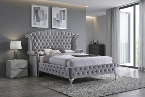 Nostalgie Bett Chesterfield Canapé Ohren Better Engleschen Schlofkummer Design Neit