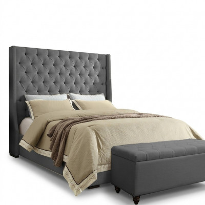 Klassescht Design Bett Polster Better Textil 140x200cm Chesterfield Bett