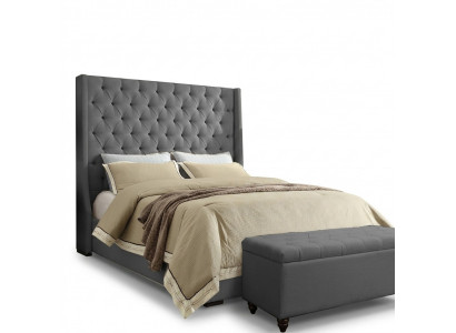 Klassescht Design Bett Polster Better Textil 140x200cm Chesterfield Bett