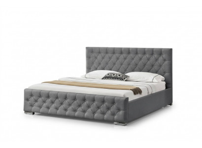 Chesterfield Bett Design Schlofkummer Englesch Better 200x200cm Textil Polster