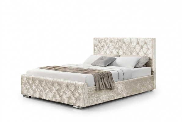 Wäisst Textil Chesterfield Bett Schlofkummer Duebelbetter Modern Bett