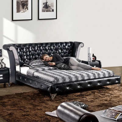 Edelstahl Luxus Chesterfield Liederbett Duebel Polster Designer Better Hotel