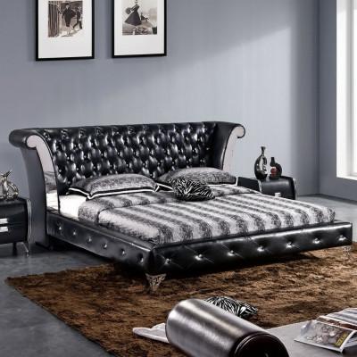 Edelstahl Luxus Chesterfield Liederbett Duebel Polster Designer Better Hotel