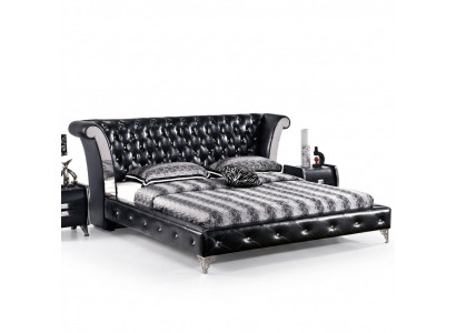 Edelstahl Luxus Chesterfield Liederbett Duebel Polster Designer Better Hotel