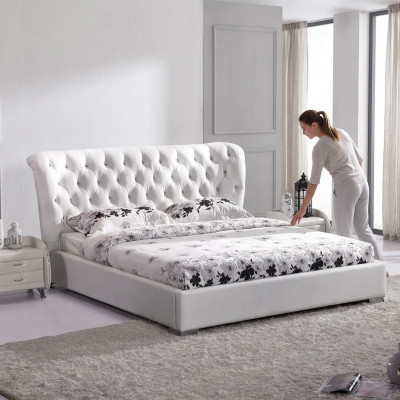 Chesterfield Bett Schlofkummer Better Textil 180x200cm Samett Grouss Hotel Better Nei