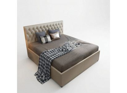 Chesterfield Designer Bett Schlofkummer Konschtlieder Gepolstert 140/160/180/200 cm