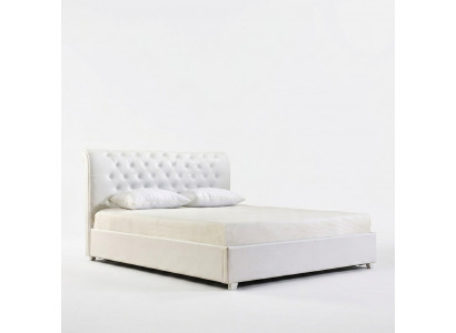 Chesterfield Designer Bett Schlofzëmmer Konschtlieder Polster 140/160/180/200 cm
