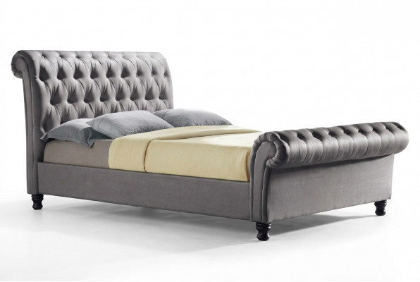 Grousse Chesterfield duebel Liederbett Schlofkummer Polster Design Luxusbett