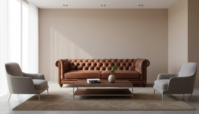 Chesterfield Sofa Canapé Polster Stoff Lieder Couchen Polster Garnitur 3 Sëtzer