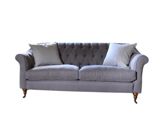 Chesterfield 3-Sëtz Sofa Stoffsofa Couch Polstersëtz Garnitur 3er Sofas Neit