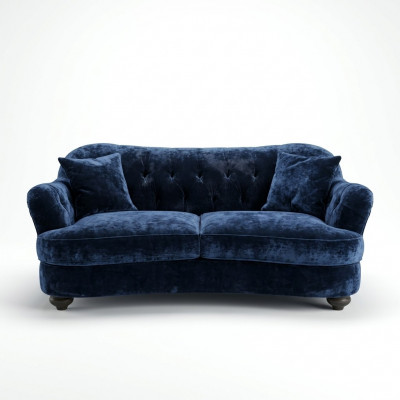 Canapé Luxus Textil Chesterfield Canapéen Sofas Polster 3 Sëtzer Canapéen Stoff Nei