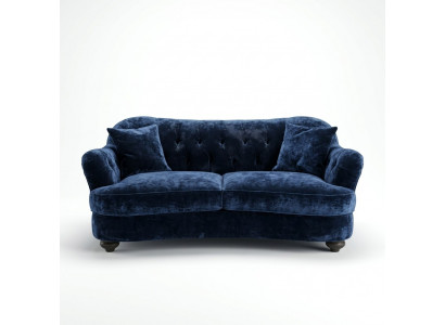 Canapé Luxus Textil Chesterfield Canapéen Sofas Polster 3 Sëtzer Canapéen Stoff Nei