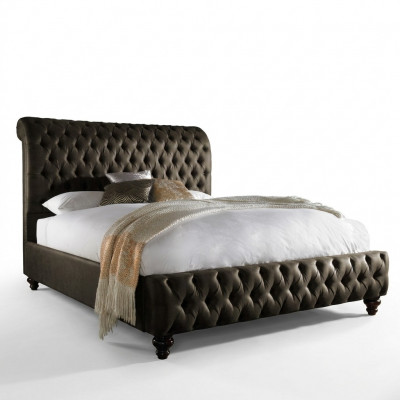 Chesterfield Textilbett Schlofkummer Better Duebel Gepolstert 140/160/180/200 cm