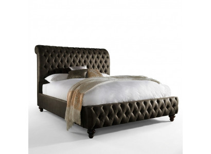 Chesterfield Textilbett Schlofkummer Better Duebel Gepolstert 140/160/180/200 cm