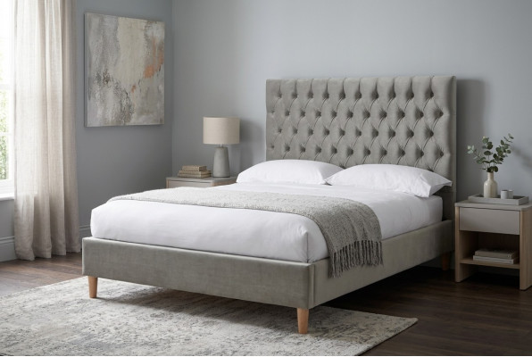 Chesterfield Design Polsterei Englesche Schwaarz 140/160/180x200 Better Duebelbett