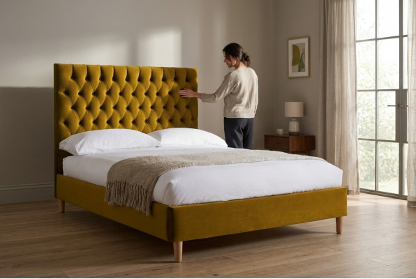 Chesterfield Design Polster Englisches 140/160/180x200 Better Duebelbett Giel