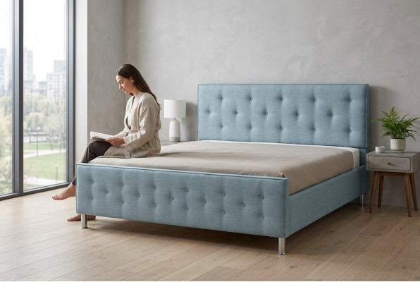 Chesterfield Design Englescht 140/160/180x200 Better Duebelbett Tuerkis Polster