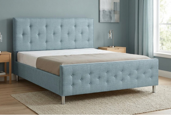 Chesterfield Design Englescht 140/160/180x200 Better Duebelbett Tuerkis Polster