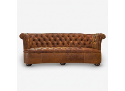 Chesterfield Lieder Polster Design Sofa Luxus Couch Klassesch Sofa 3 Sëtz Plaz Nei