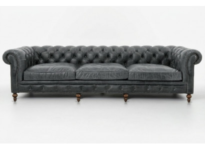 Chesterfield Sofa-Garnitur Sofa Couch Polster 321 Sëtzer Lieder Couchen