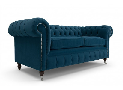 Bloen Luxuspolster Chesterfield-Däiersetzer-Designer-3er-Couch