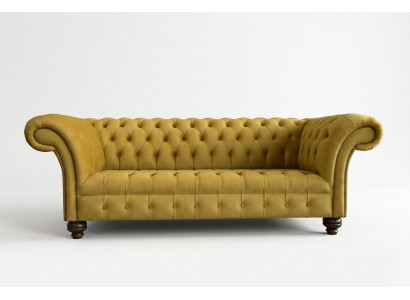 Textil Sofa 3 Plaz Sofas Polster Sofas Design Luxus Canapé Miwwelen Dräisëtzer Nei