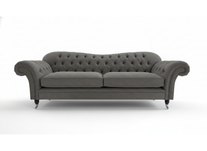 Chesterfield Stoffcouch Sofa-Sëtzkombinatioun 4-Sëtzer Kombinatioun Design Modern Sofa