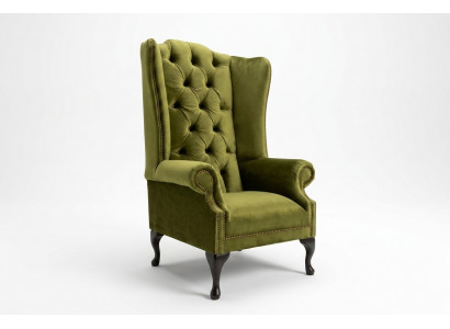 Lounge Oueren Fotell Club Designer Miwwelen Fernseesofa Stull Samt Polster Sëtz Neu