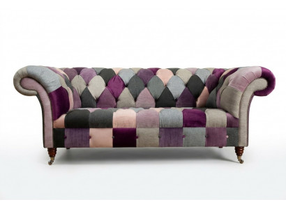 Chesterfield Sofa 3 Sëtzer Polster Designer Couchen Sofasen Garnitur Dräisëtzer